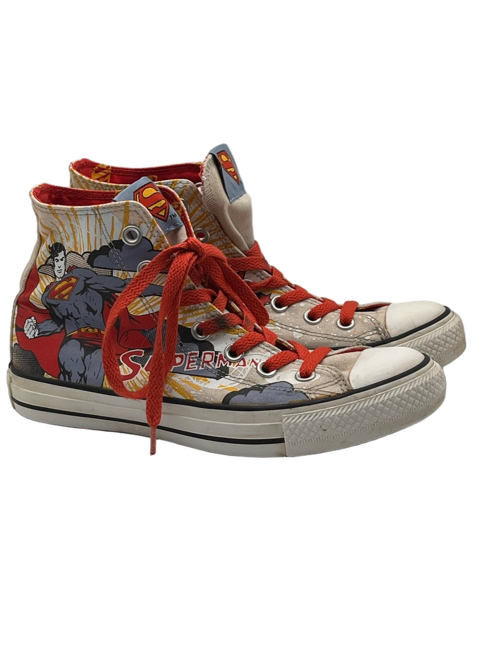 Converse High Top DC Comics Superman All Star Sneakers women’s 7